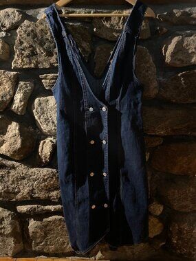 Pilcro Anthropologie Denim Button Dress – Size 10 – Gently Used